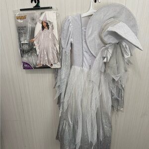 Spirit Shimmering Silver Witch Costume for Kids